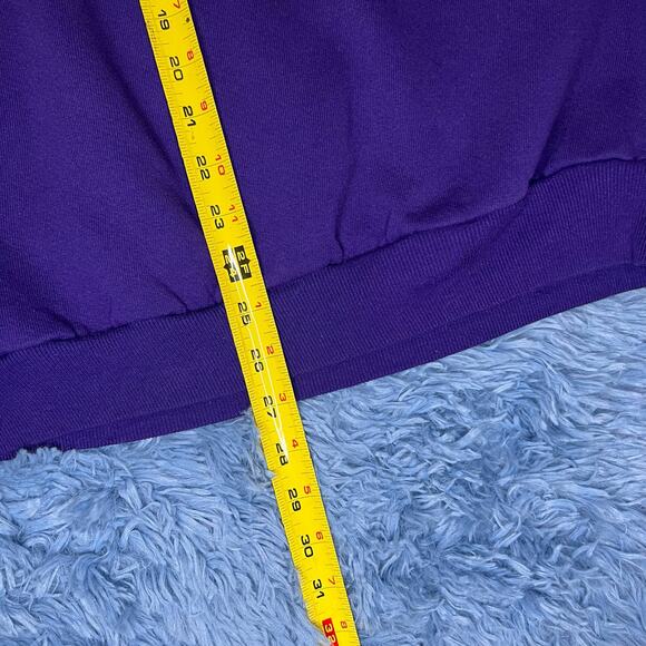 VINTAGE Bumblebee Hive Flower Crewneck Sweater Size XL Women’s Nature Purple 90s - Picture 7 of 9